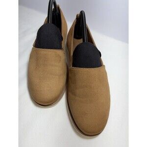 Euro Soft by Soft Women 8.5M Wayfield Slip On Loafers Tan Faux Leather Round Toe